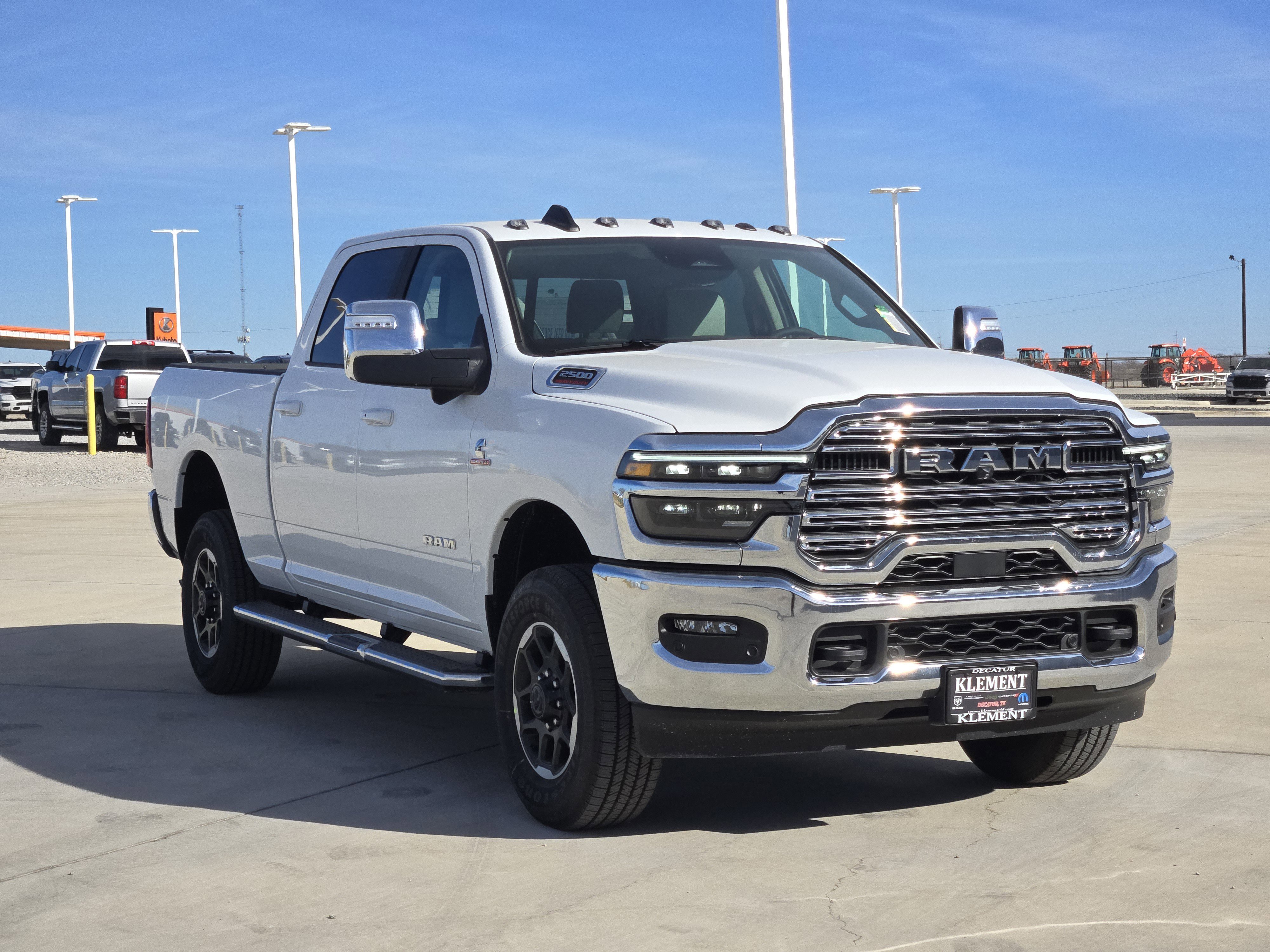 New 2026 Bright White Clear-Coat Exterior Paint RAM Laramie image 3