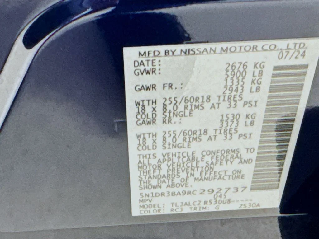 Certified Used 2024 Blue Nissan SV image 44