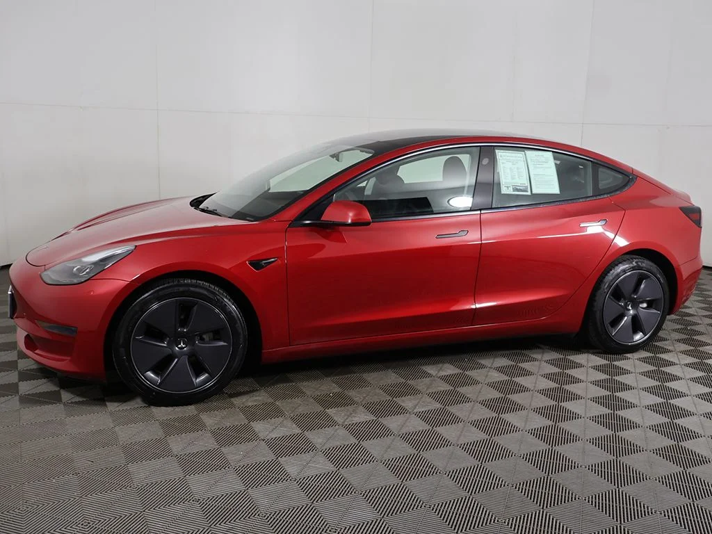 Used 2023 Red Tesla Base image 13