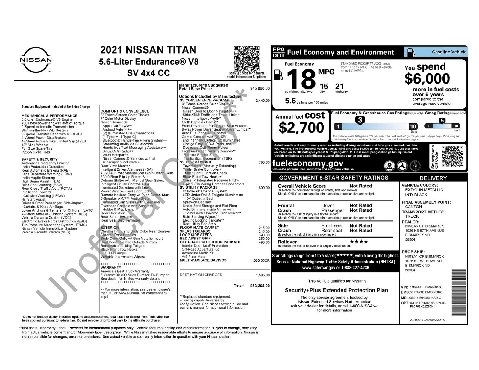 Used 2021 Gray Nissan SV image 7