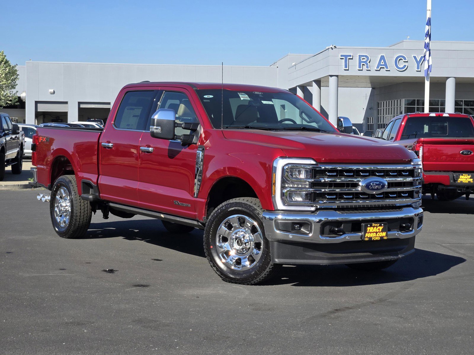New 2026 Ruby Red Metallic Tinted Clearcoat Ford F-250® Lariat® image 1