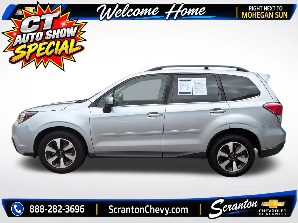 Used 2018 Subaru Forester Limited with VIN JF2SJARC5JH437215 for sale in Norwich, CT
