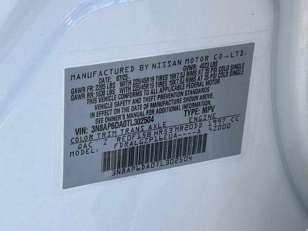 New 2026 Aspen White Tricoat Nissan SR image 20