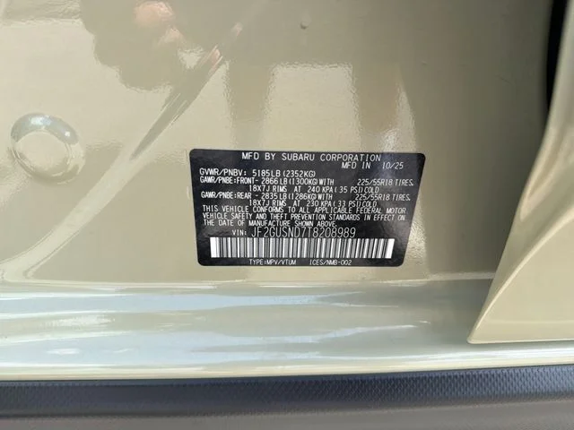 Certified Used 2026 Beige Subaru Limited image 30