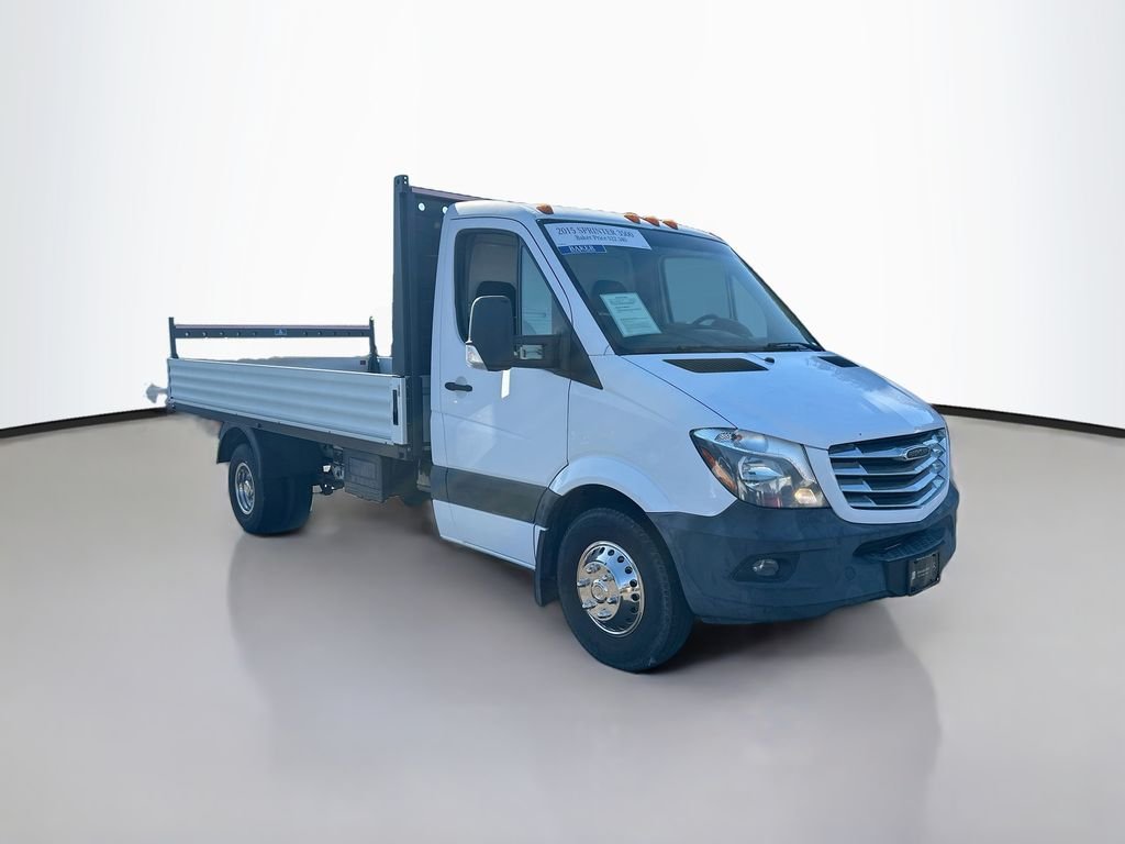 Used 2015 White Freightliner 14 Foot Flat Bed image 7