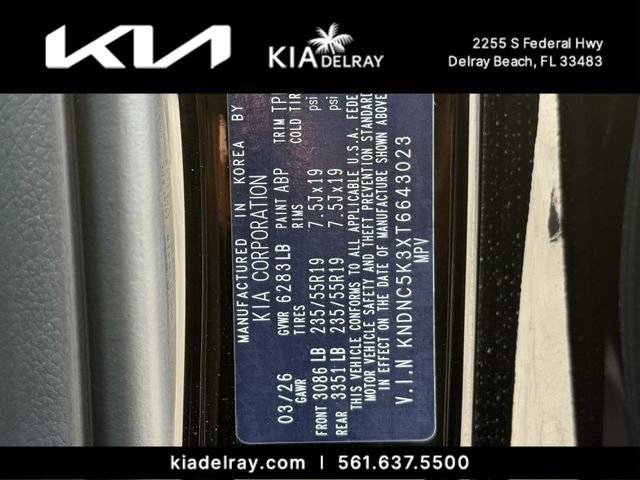 New 2026 Aurora Black Pearl Kia EX image 32