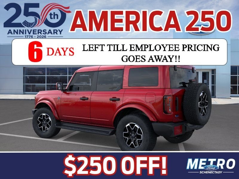 New 2026 Ruby Red Metallic Tinted Clearcoat Ford Outer Banks image 5