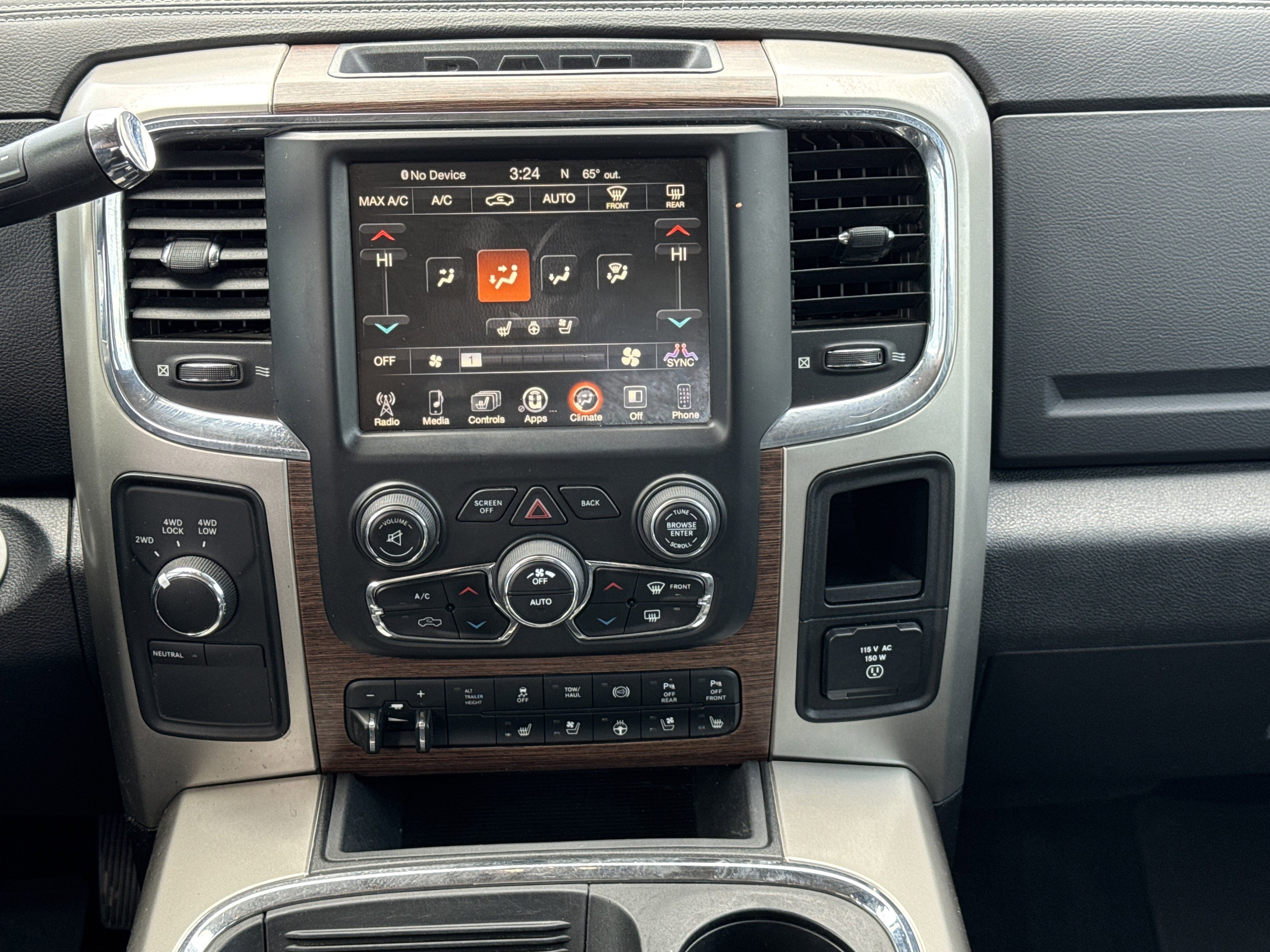 Used 2016 Flame Red Clearcoat Ram Laramie image 19