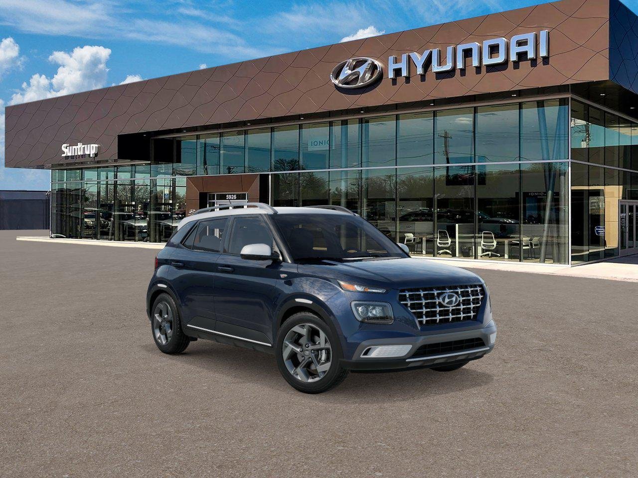 New 2026 Denim w/White Roof Hyundai SEL w/Two-Tone Roof image 2