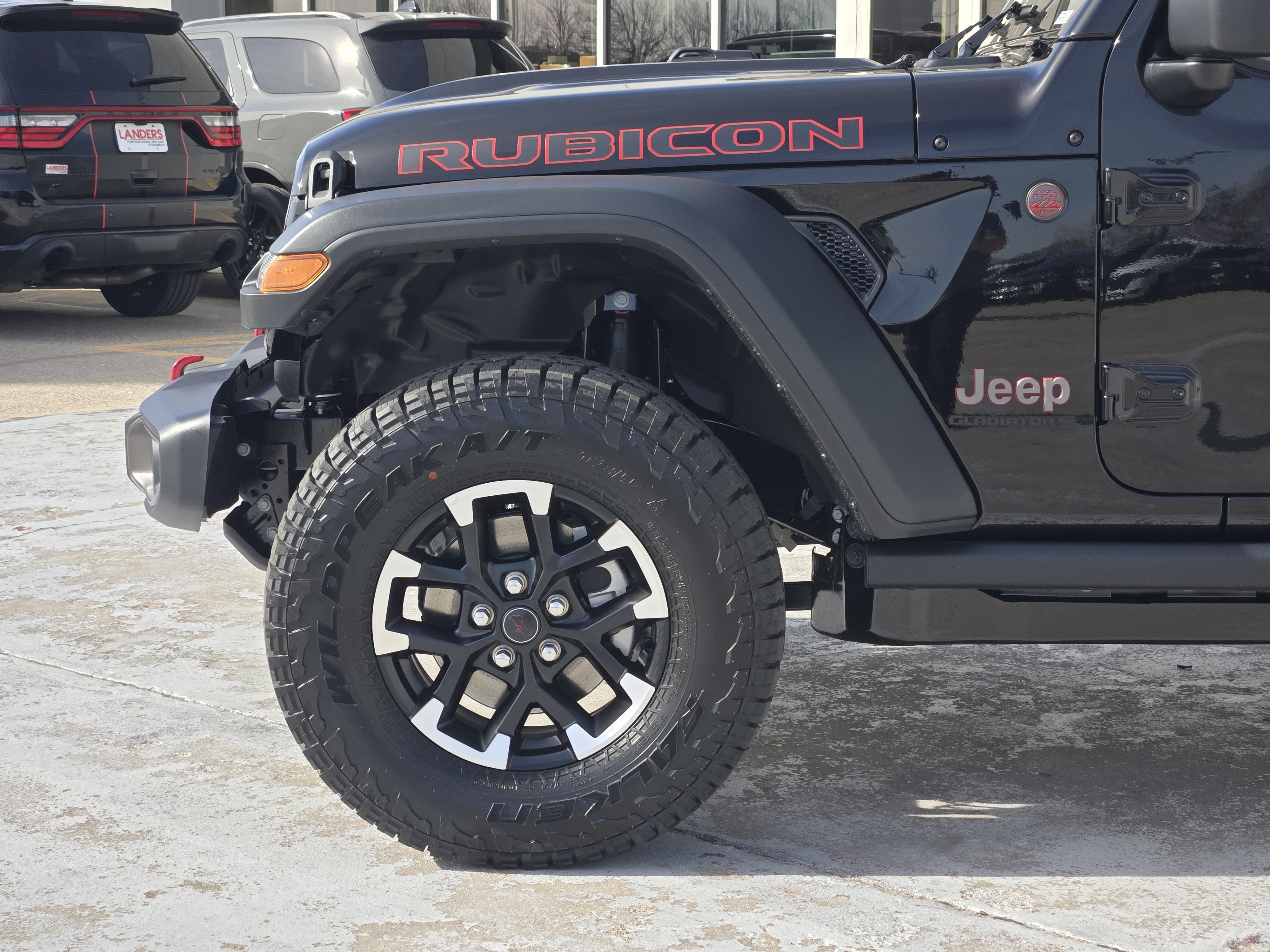 New 2026 Black Clear-Coat Exterior Paint Jeep Rubicon image 5