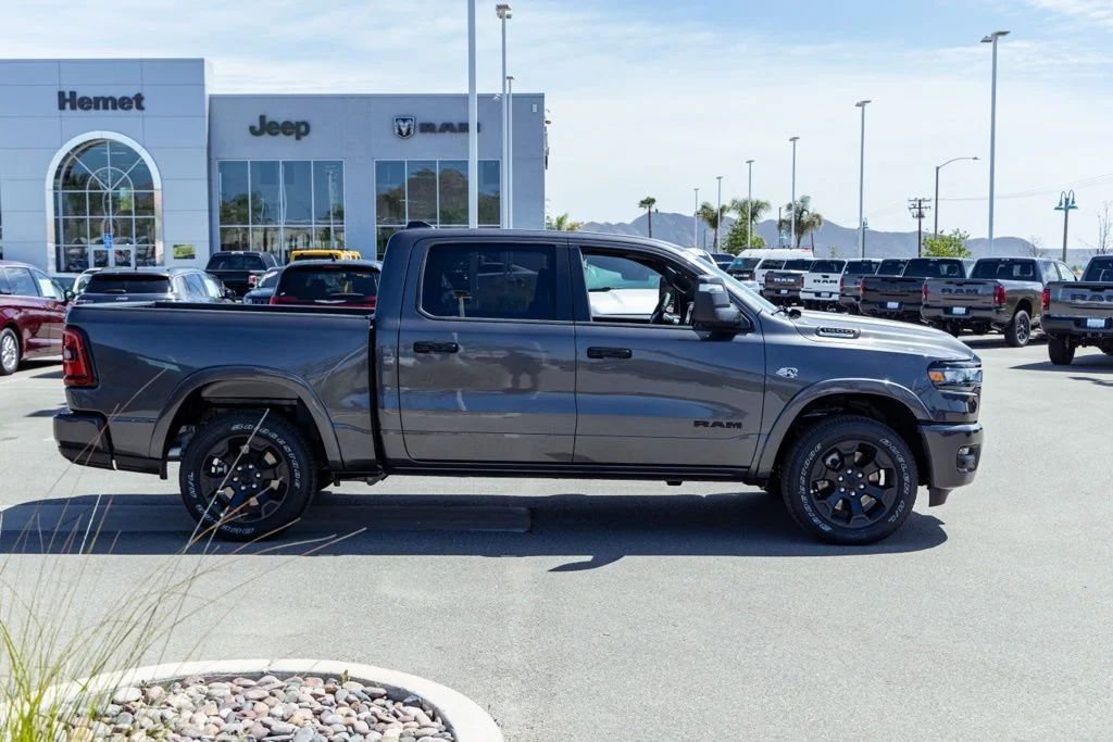 New 2026 Granite Crystal Metallic Clear-Coat Exterior Paint RAM Big Horn Night Edition image 3
