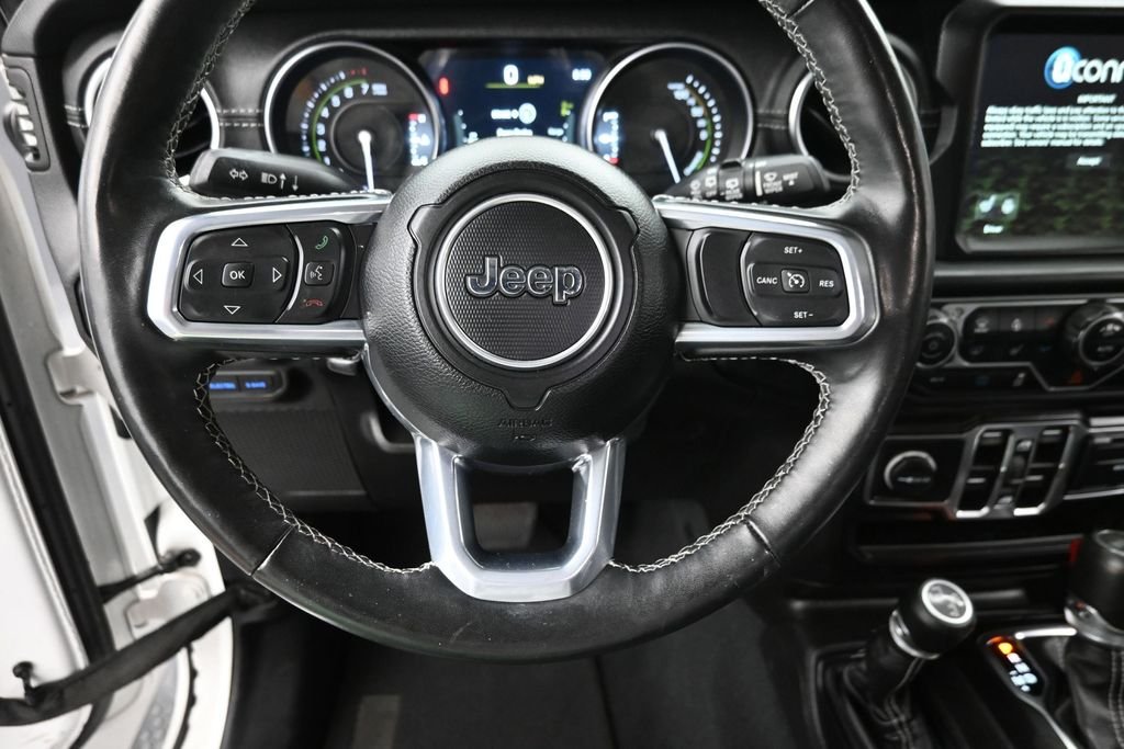 Used 2023 White Jeep Sahara 4xe image 17
