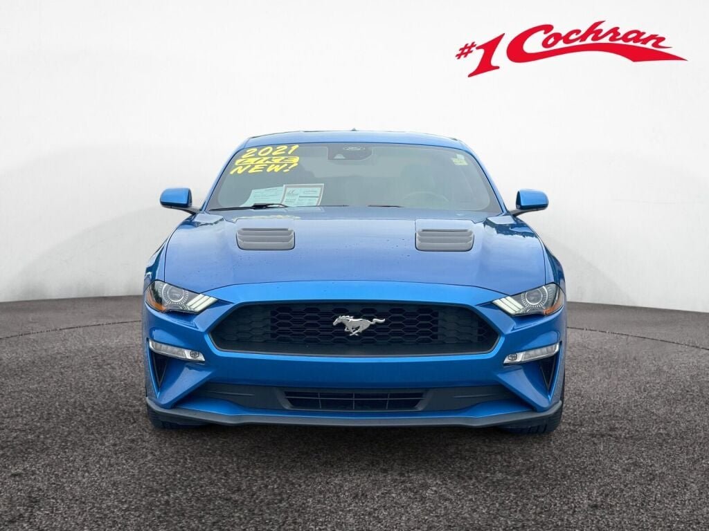 Used 2021 Velocity Blue Metallic Ford EcoBoost Premium image 31
