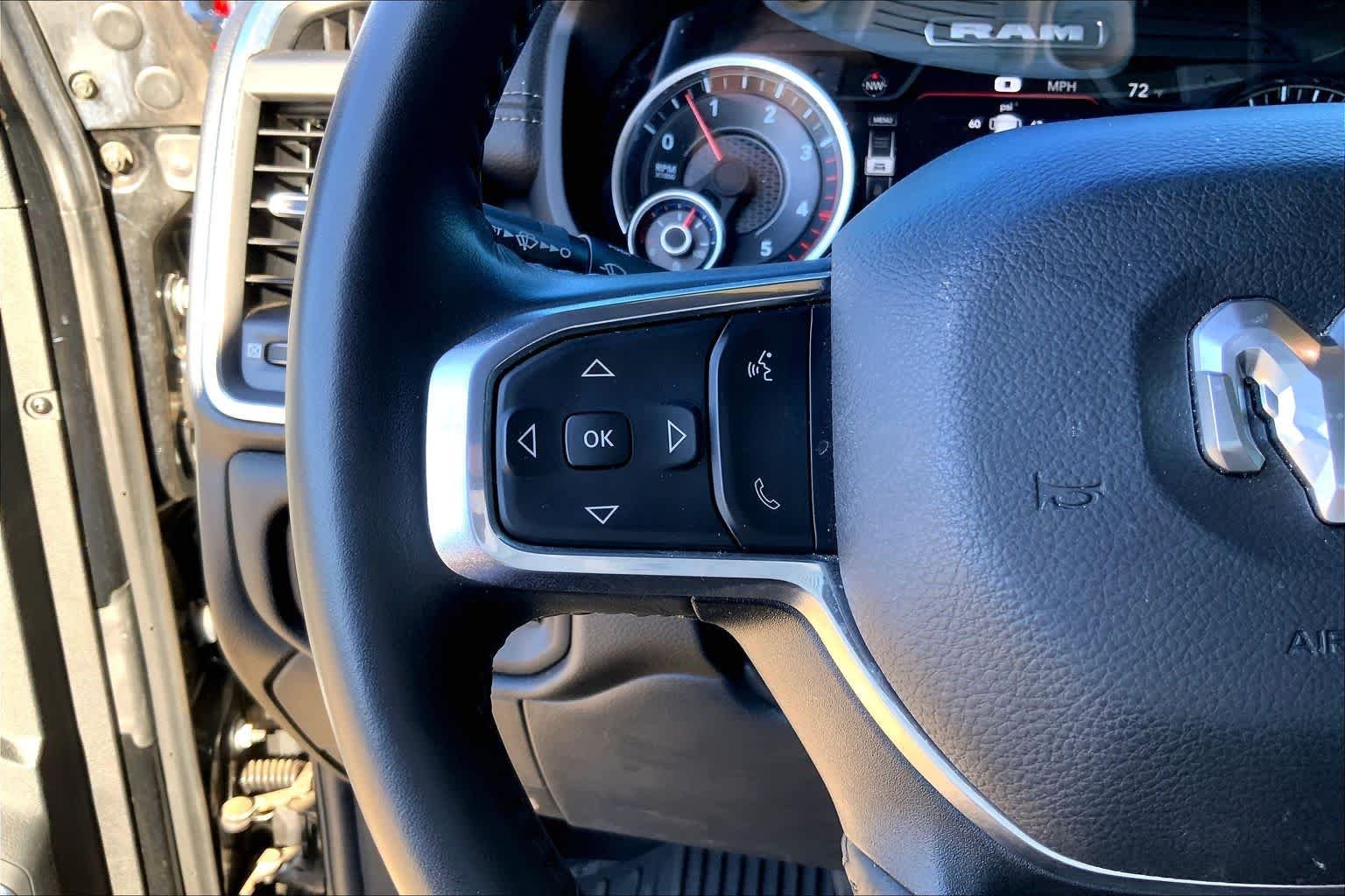 Used 2024 Diamond Black Crystal Pearlcoat Ram Laramie image 22