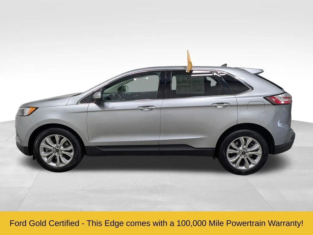 Certified Used 2024 Iconic Silver Metallic Ford Titanium image 1