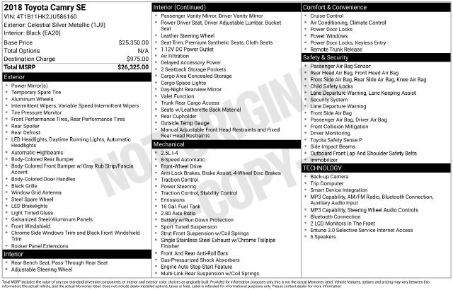 Used 2018 Silver Toyota SE image 12