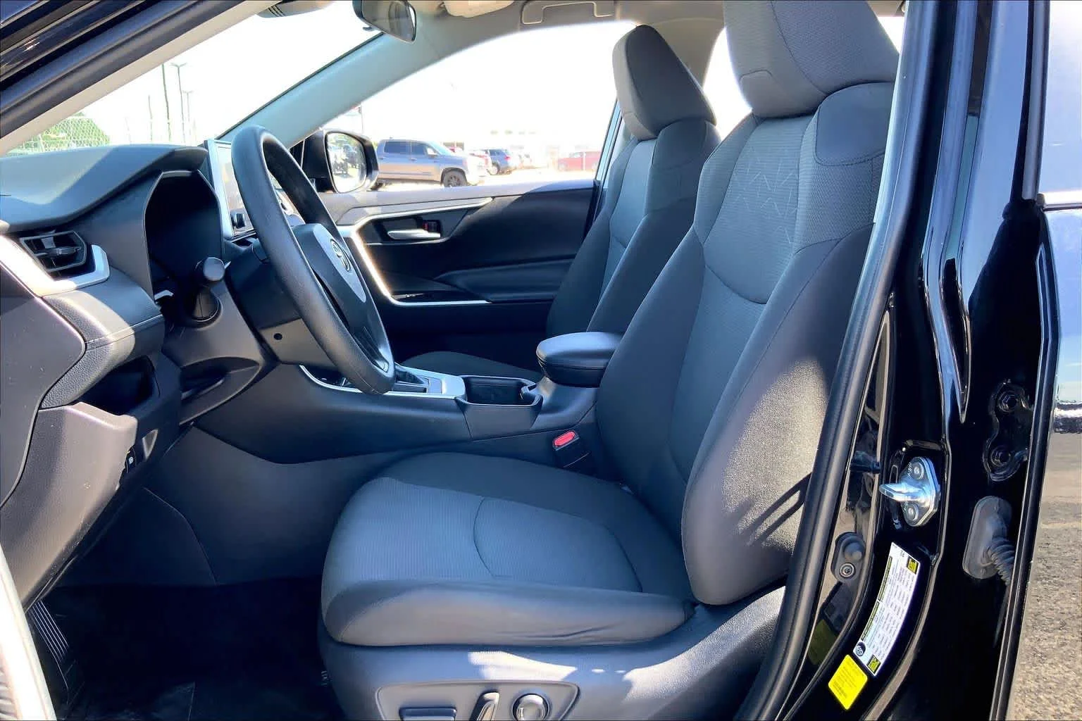 Used 2025 Midnight Black Metallic Toyota XLE image 8