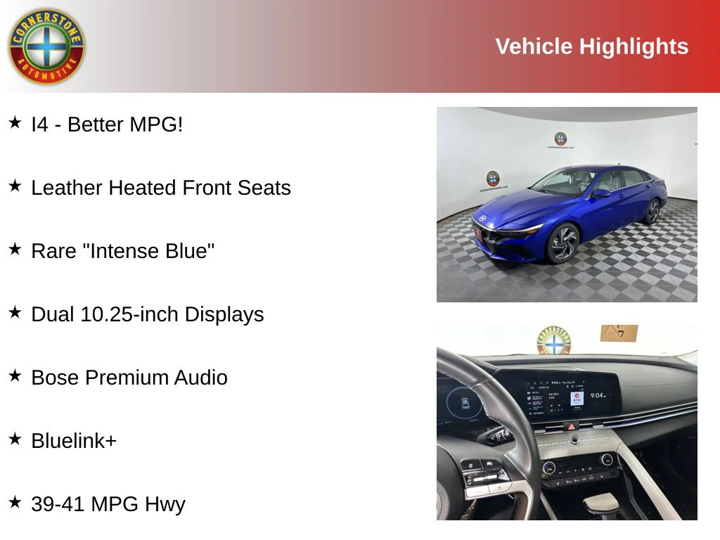 Used 2025 Hyundai Elantra Limited with VIN KMHLP4DGXSU896404 for sale in Elk River, Minnesota