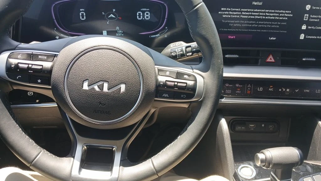 Used 2025 Sapphire Blue Kia EX image 9