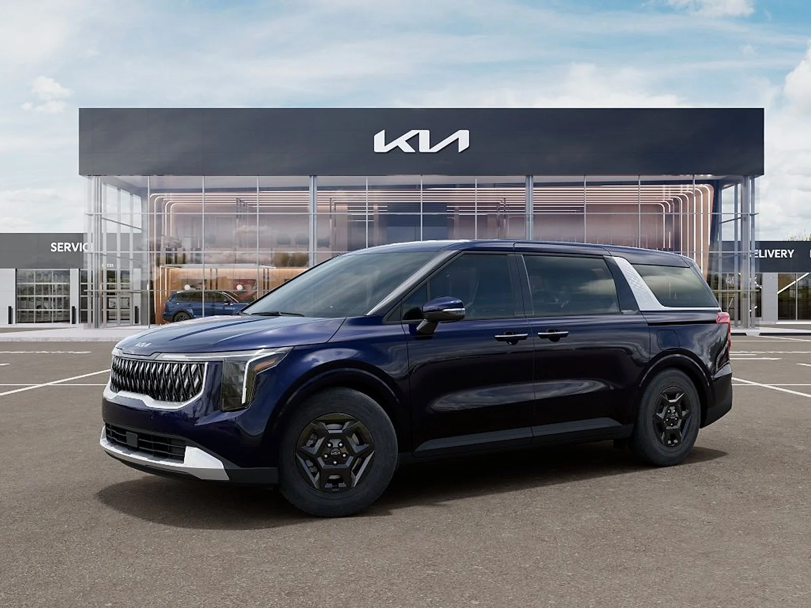 New 2027 Blue Kia LX image 4