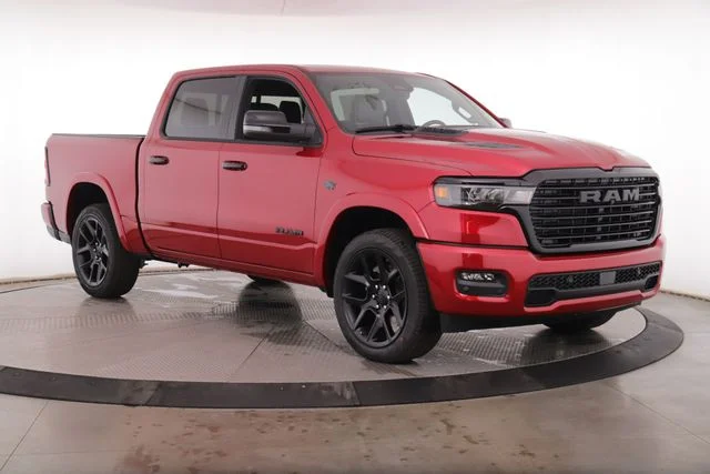 New 2027 Molten Red Pearl-Coat Exterior Paint RAM Laramie image 2