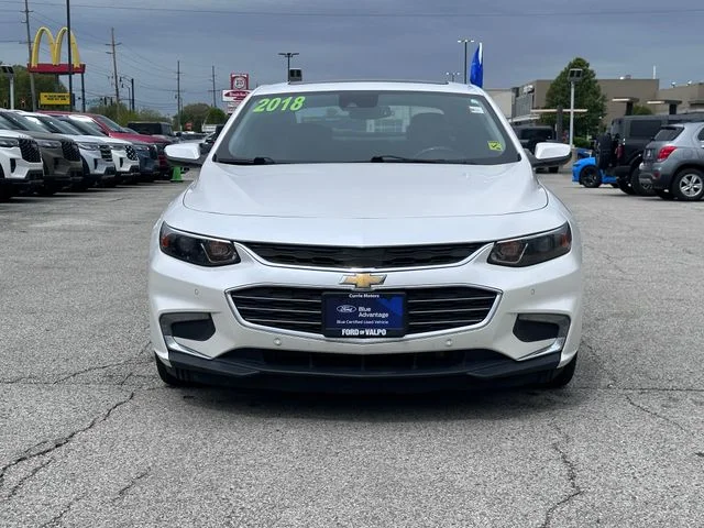 Certified 2018 Chevrolet Malibu Premier with VIN 1G1ZE5SX1JF158659 for sale in Valparaiso, IN