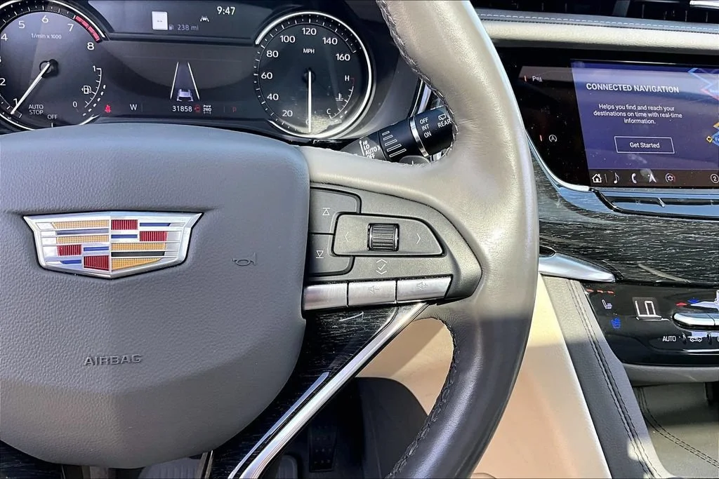 Certified Used 2023 Crystal White Tricoat Cadillac Premium Luxury image 21
