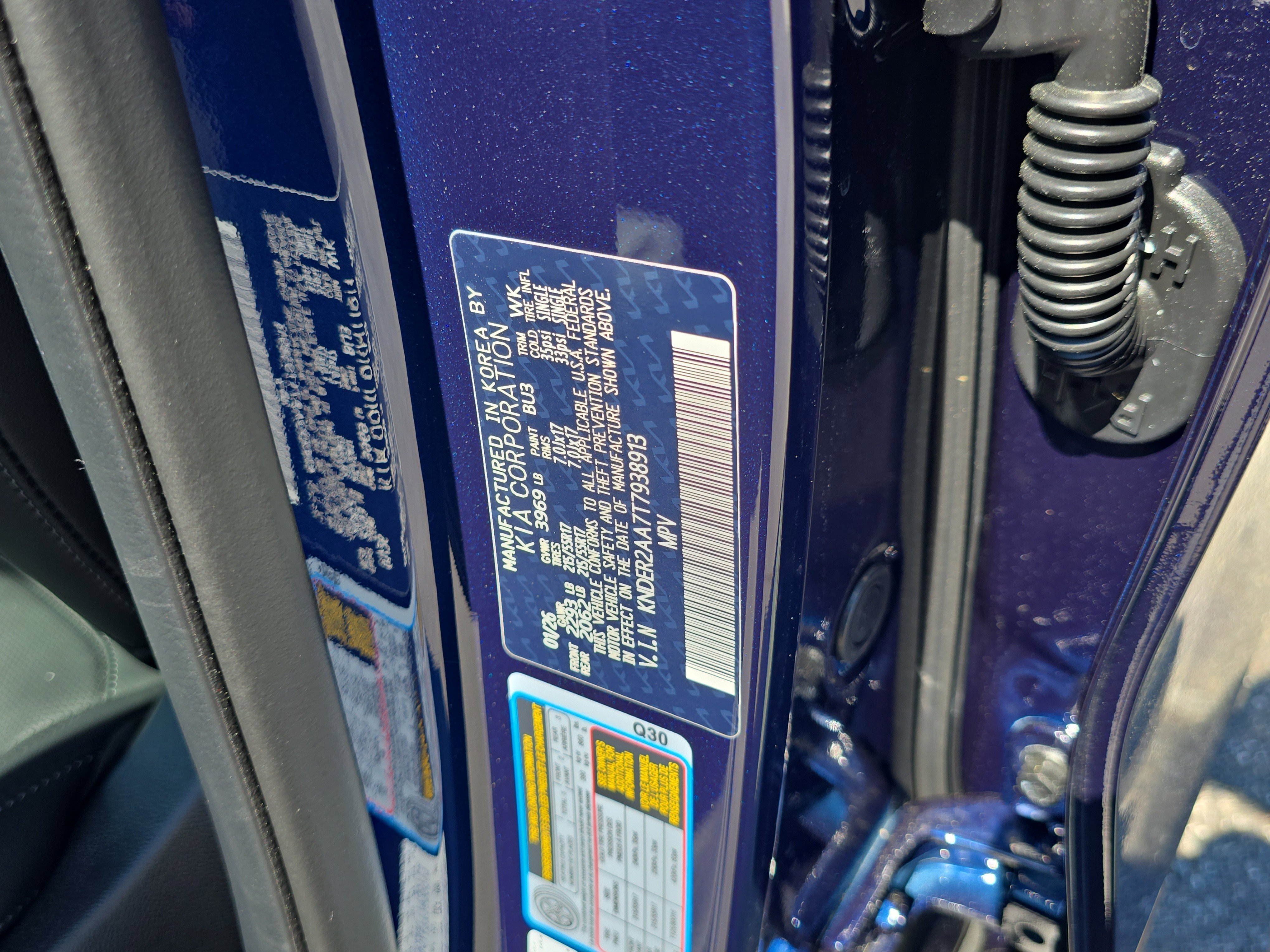New 2026 Dark Ocean Blue Kia EX image 32