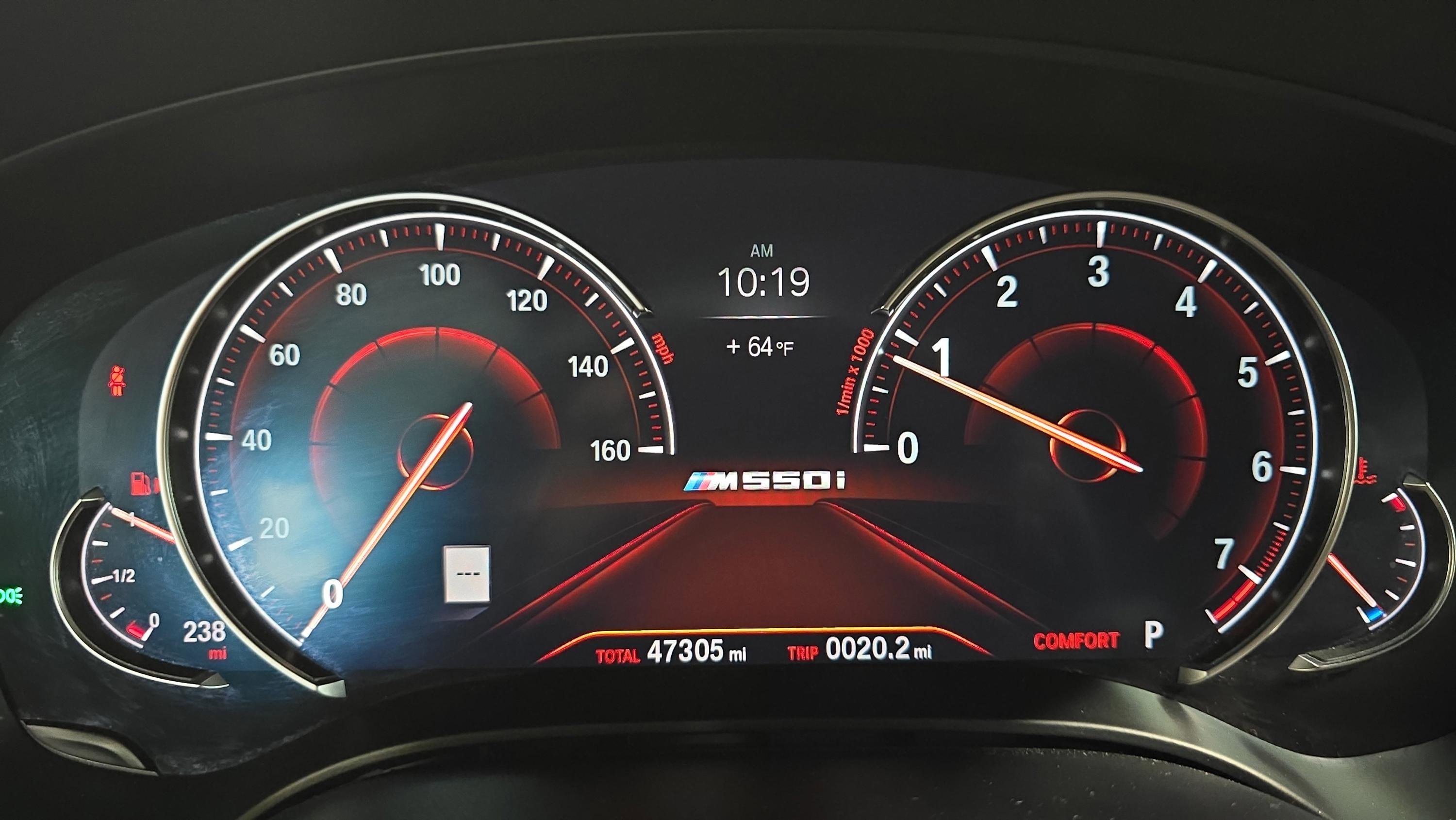 Used 2018 Blue BMW M550i xDrive image 19