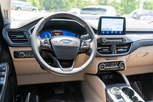 Used 2021 Blue Metallic Ford Titanium image 13