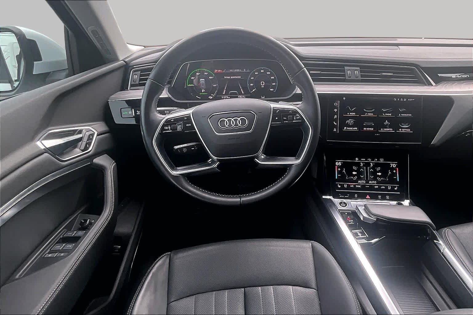 Used 2021 Glacier White Metallic Audi Premium Plus image 5