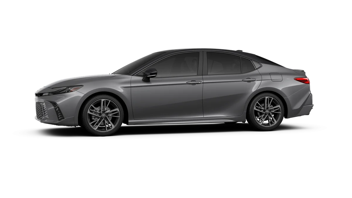 New 2026 Heavy Metal with Midnight Black Metallic roof Toyota XSE image 3