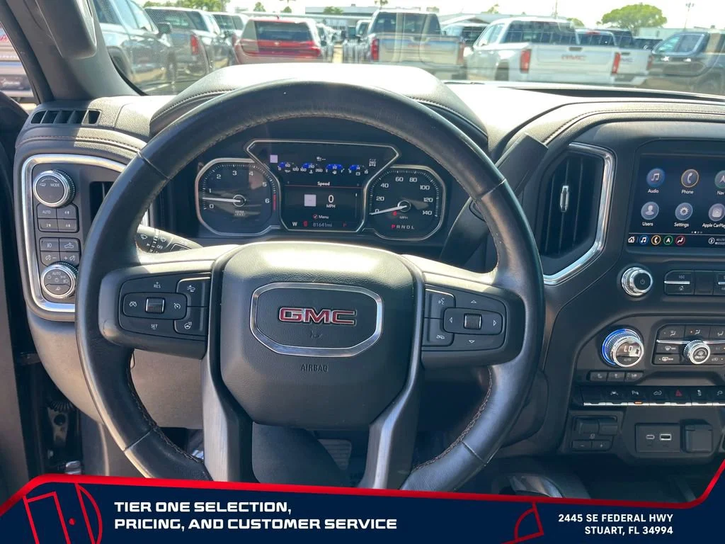 Used 2021 DARK SKY METALLIC GMC AT4 image 21