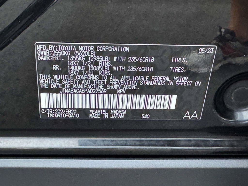 Used 2023 Black Toyota XLE image 28