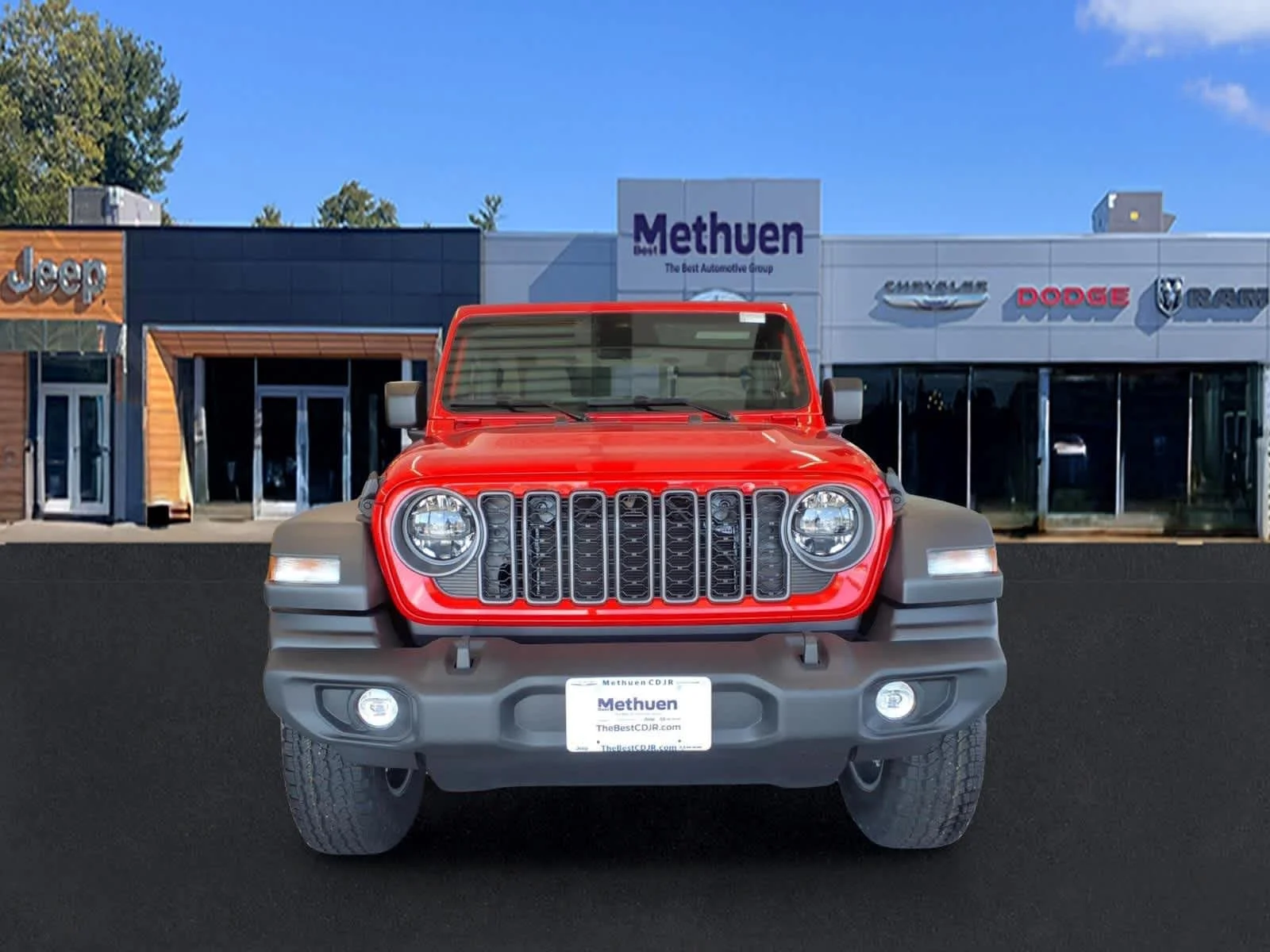New 2026 Firecracker Red Clearcoat Jeep Sport S image 2