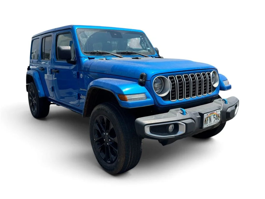 Certified Used 2024 Blue Jeep Sahara 4xe image 16