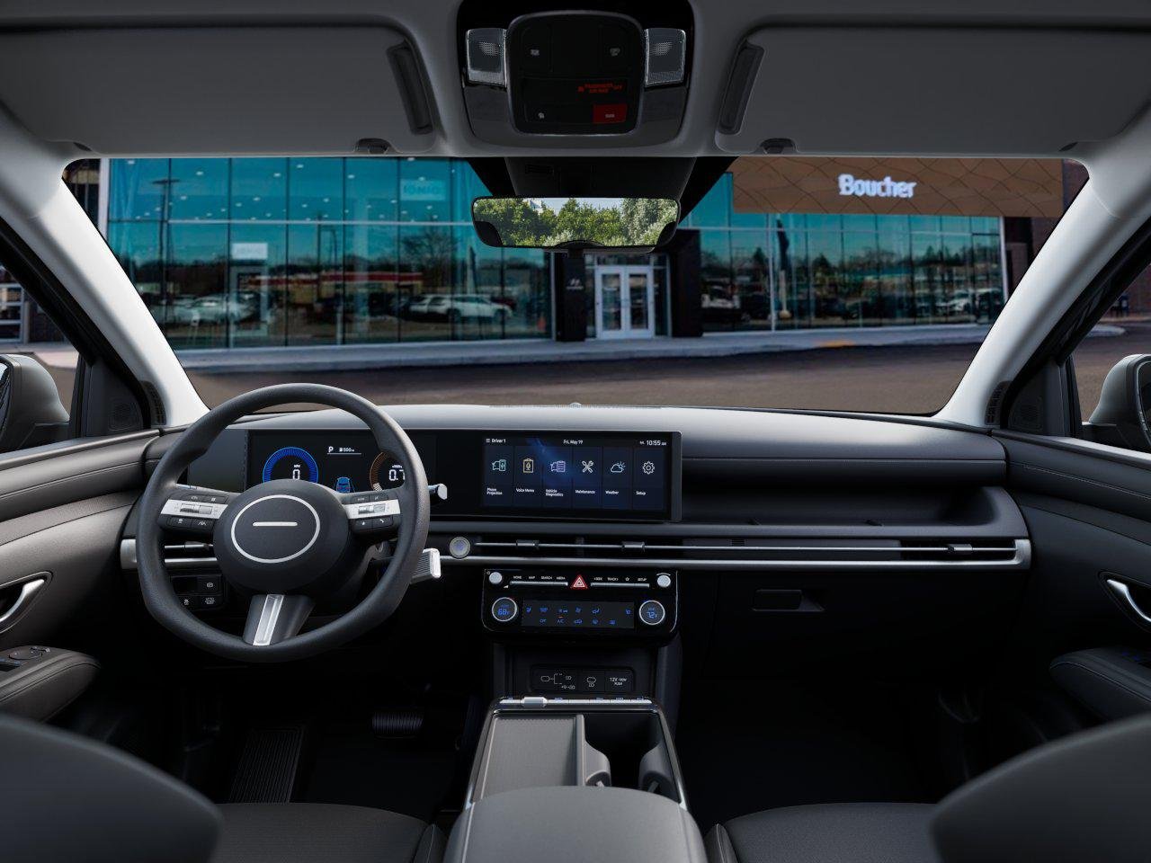 New 2026 Amazon Gray Hyundai SEL AWD image 11