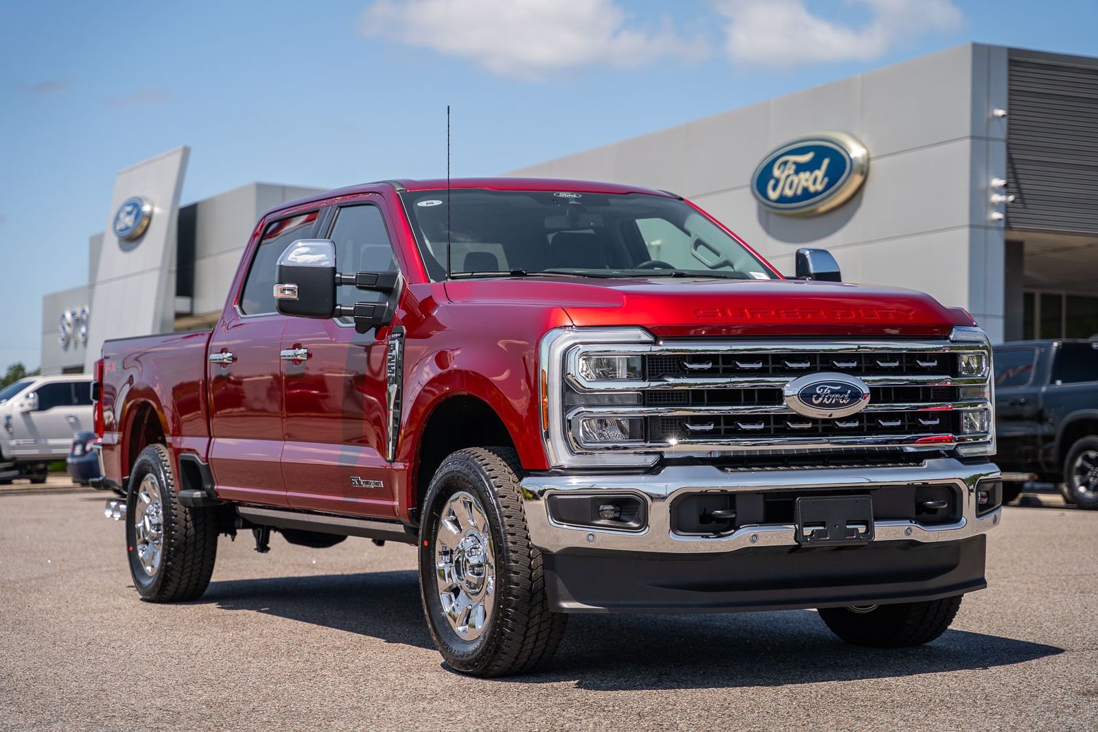New 2026 Ruby Red Metallic Tinted Clearcoat Ford F-250® Lariat® image 1