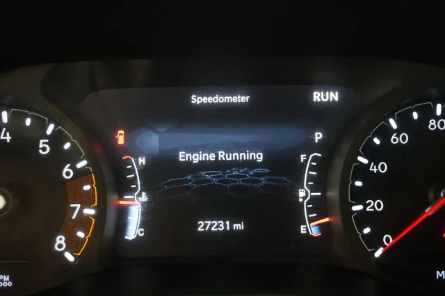 Used 2025 Diamond Black Crystal Pearlcoat Jeep Sport image 27