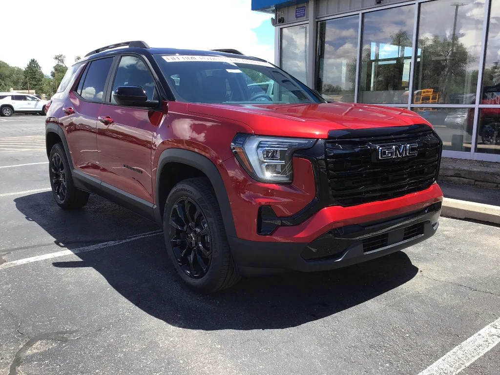 New 2027 Volcanic Red Tintcoat GMC AWD Elevation image 2