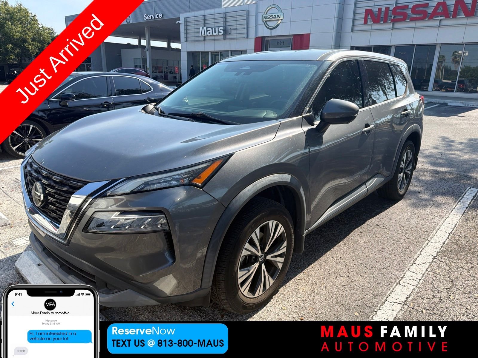 Used 2021 Gray Nissan SV image 1