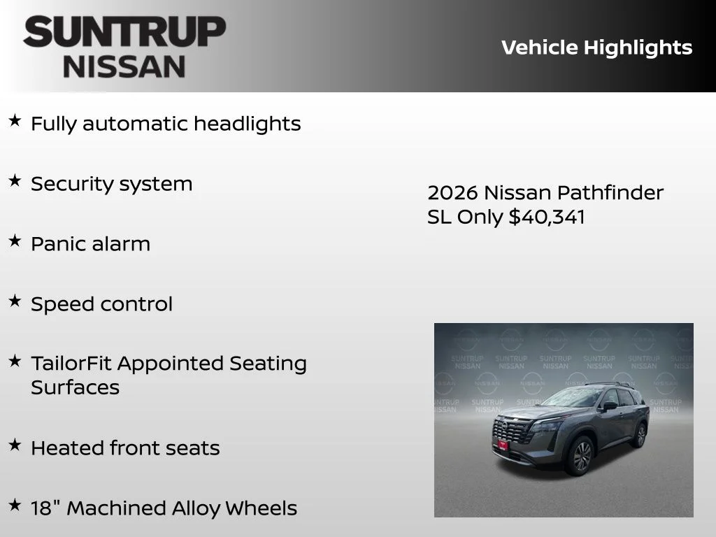 New 2026 Gray Nissan SL image 30