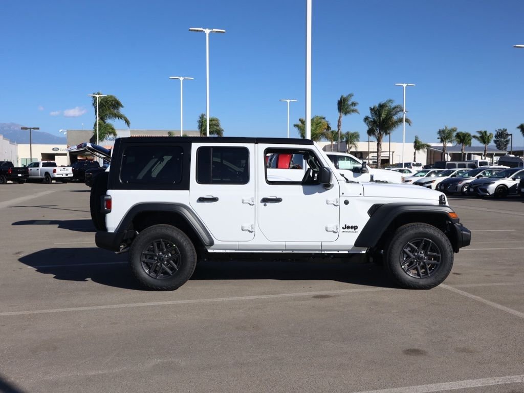 New 2026 Bright White Clear-Coat Exterior Paint Jeep Sport S image 2