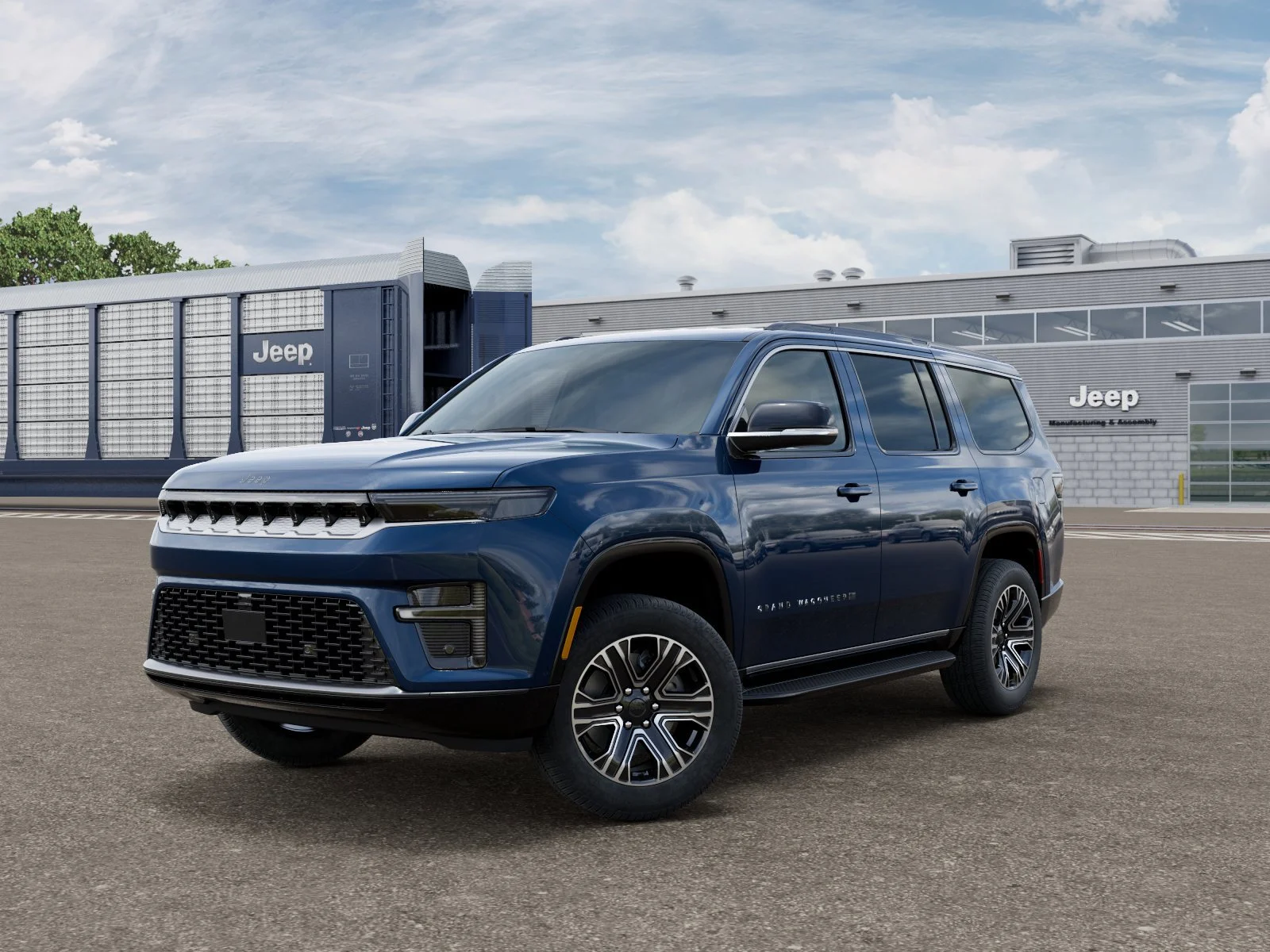 New 2026 Fathom Blue Pearlcoat Jeep BASE image 1