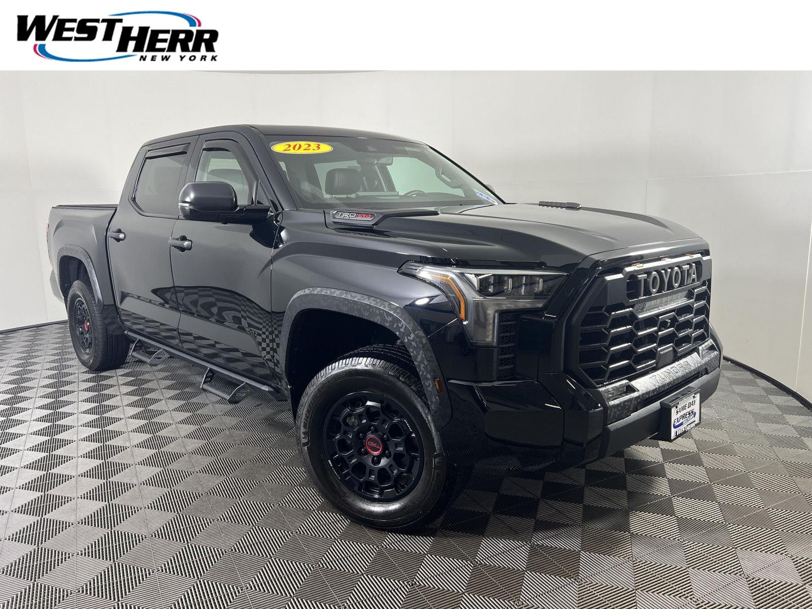 Used 2023 Midnight Black Metallic Toyota TRD Pro HV image 1