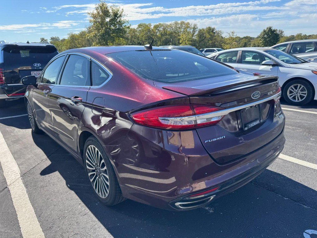 Used 2017 Red Ford Titanium image 4