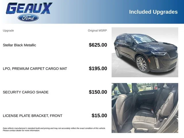 Certified Used 2021 Stellar Black Metallic Cadillac Sport image 6