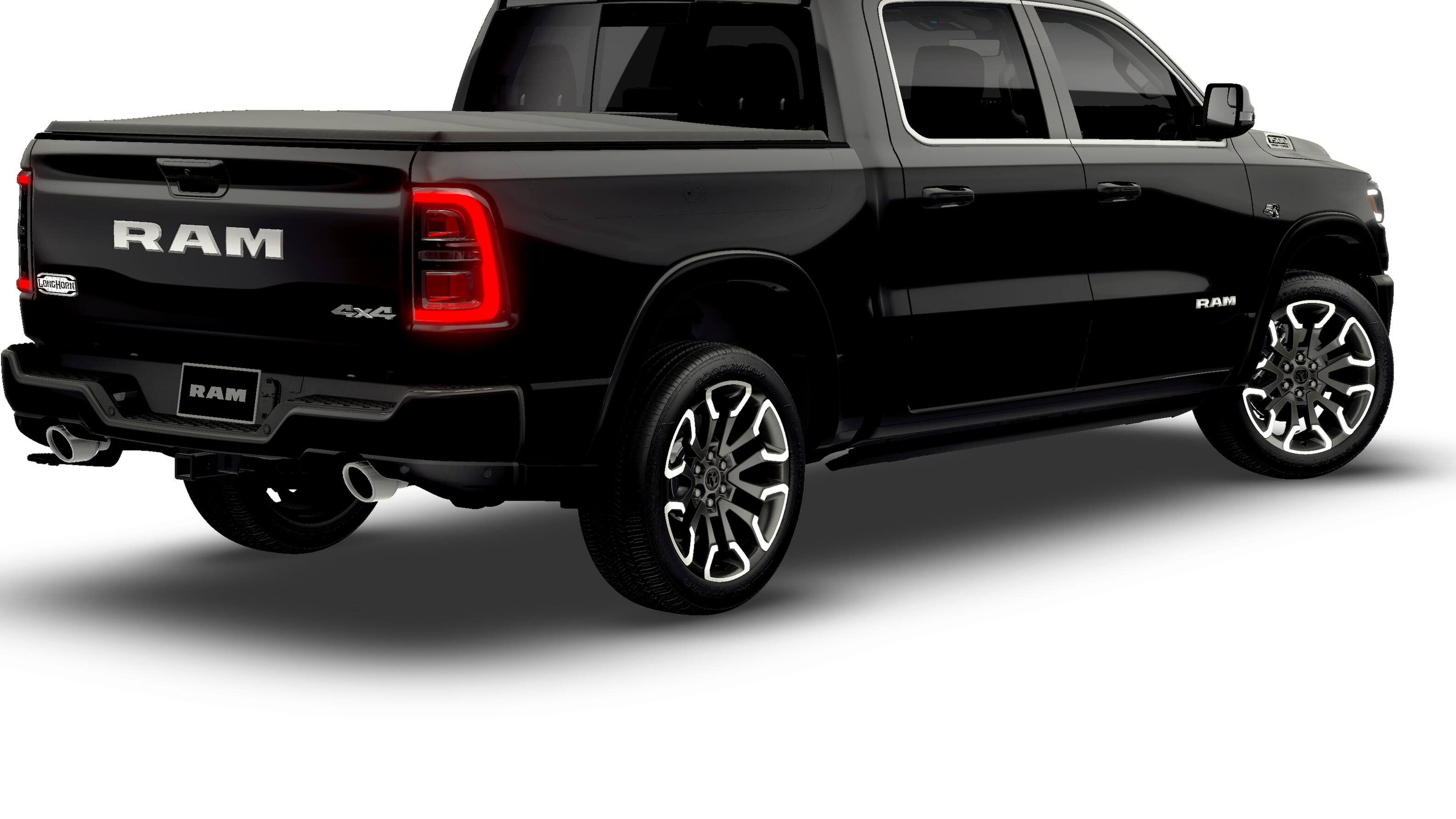 New 2026 Diamond Black Crystal Pearl-Coat Exterior Paint RAM Limited Longhorn image 2