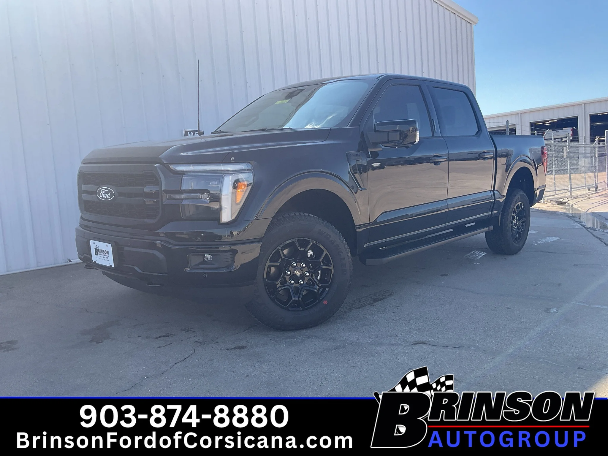 New 2026 Agate Black Metallic Ford Lariat® image 1