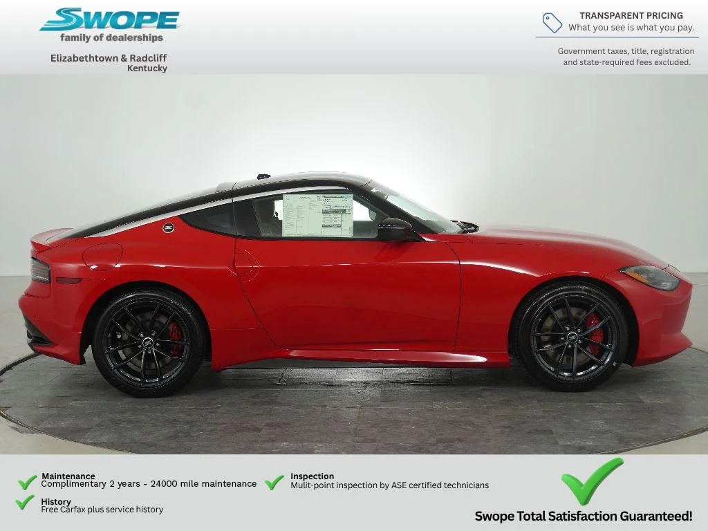 New 2026 Solid Red/Super Black Nissan Performance image 3